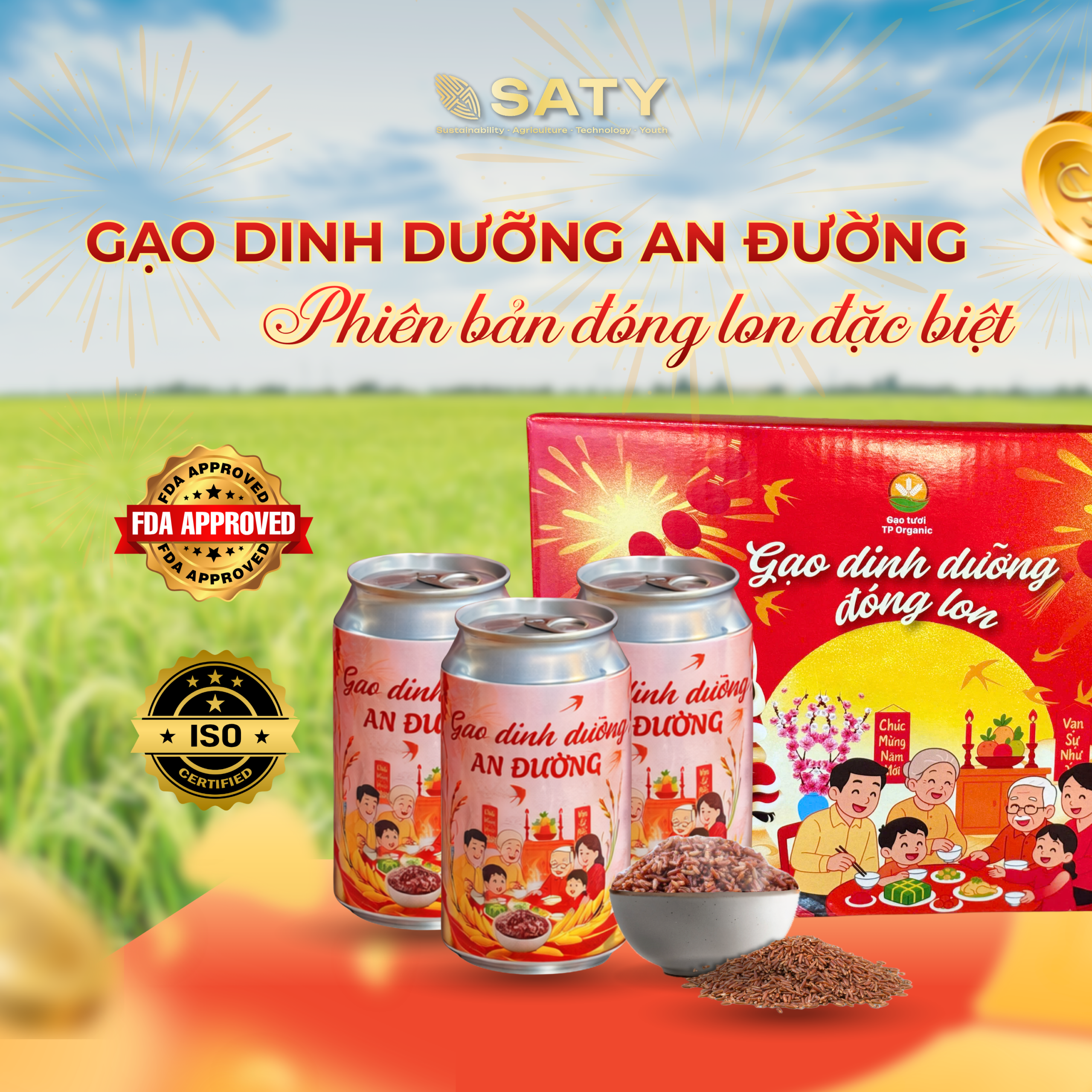 GẠO ĐÓNG LON