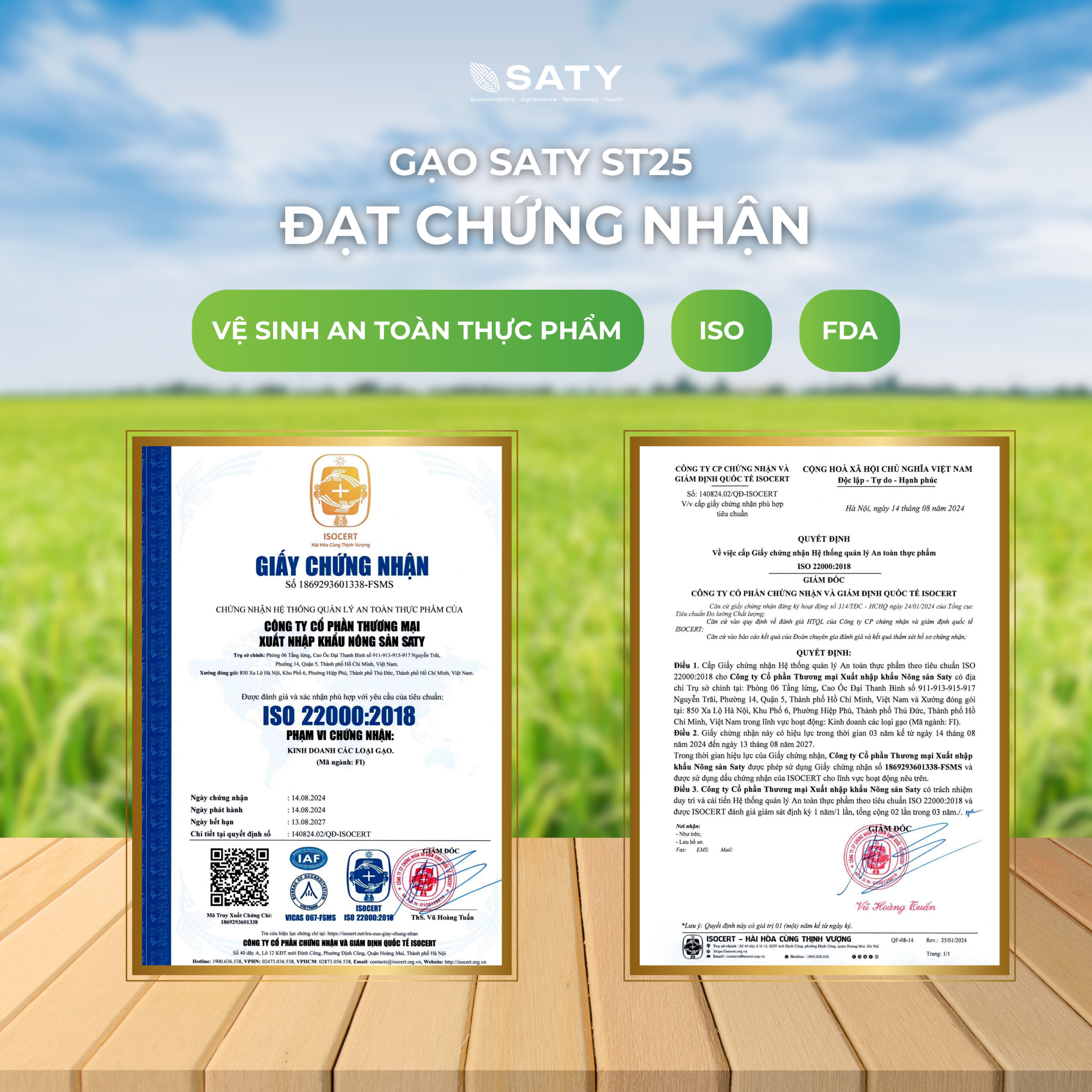 GẠO ST25 SATY