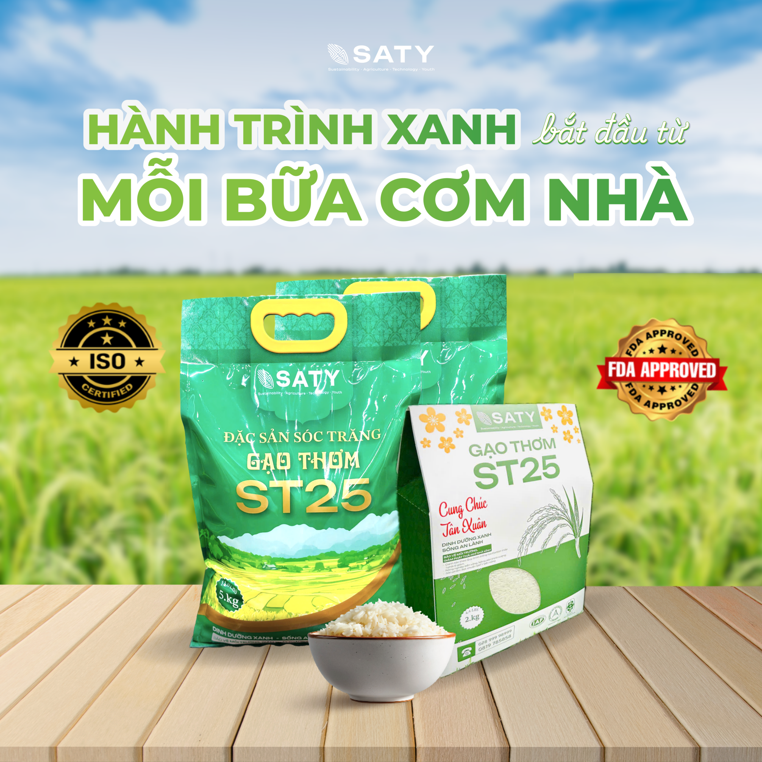 GẠO ST25 SATY